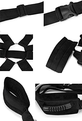Madaenmj A Simple Love Love Swings Adult Restraints Bondage Sex Swing, 360 ° Rotating Sm Fetish Human Body Sling Swings… - Afbeelding 5