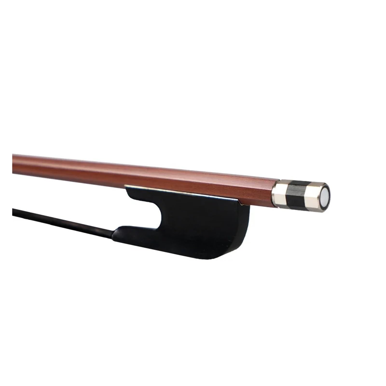 4/4 3/4 1/2 1/4 1/8 arco de violín barroco arcos de violín for violín estilo barroco arco de madera de Brasil con crin negro(4-4 Size)