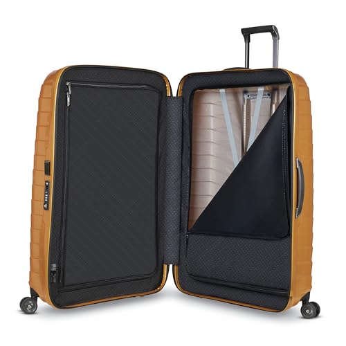 Image of Samsonite Proxis X-Large Hardside Luggage with Dual Spinner Wheels - Innovative Roxkin Lightweight Shell With Ultimate Durability- Includes TSA Lock, Ergonomic Telescoping Handle - Honey Gold