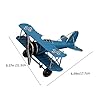 Levemolo Modellino Aereo Vintage in Metallo Resistente Decorazione Retro da Scrivania per Studio e Ufficio Design Classico Antico Realistico #1