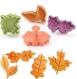 Yunko Cake Leaves Baking Pie Crust Cookie Cutters Set of 4