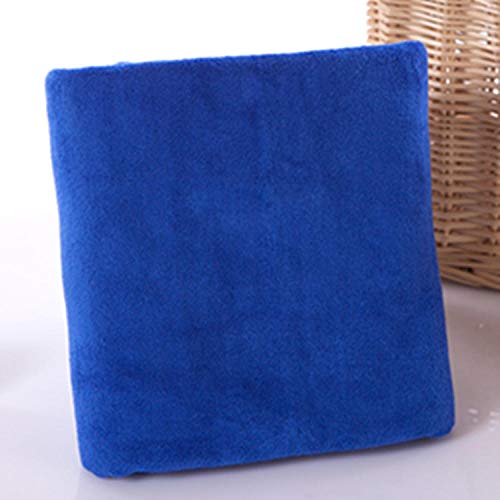 Grande Serviette De Bain Lot Salon De Beauté Serviette De Bain Feuilles De Coton Pur Bain Physiothérapie Bain De Pieds Yoga Grande Serviette-Super Épais Bleu Royal 200X150 Cm Cover