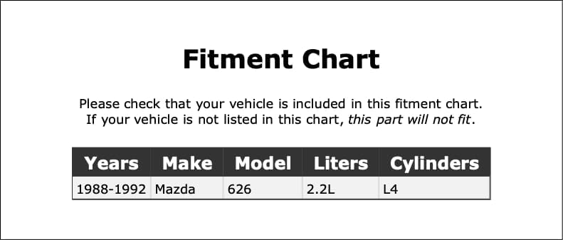Miniatura 2 de Tapa de distribuidor compatible con Mazda 626 2.2L L4 1988 1989 1990 1991 1992 PC-825520