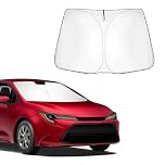 BSTW Parasol de Coche para Toyota Corolla E210 (2018-2025 2026) – Cubierta de Parabrisas Plegable con Aislamiento térmico y protección UV | Apto para Toyota Corolla Hatchback Sedan Touring Sports