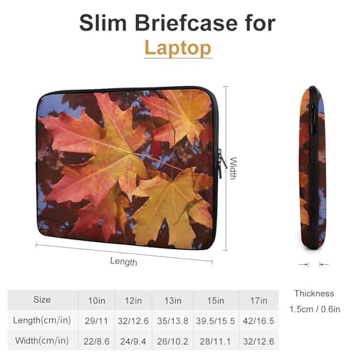 Funda para Laptop 10in Neopreno Roja Amarilla Slim miniatura 2