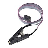 SOIC8 SOP8 Clip DIP8 for in-circuit programming For EEPROM 93CXX/25CXX/24CXX on ZIP USB Programmer TL866 EZP2010 RT809H CH341A straight clip