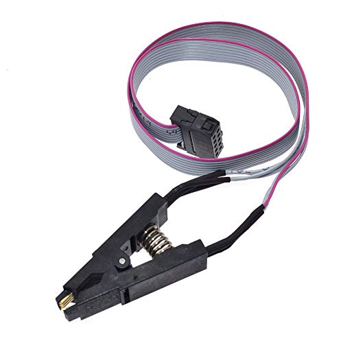 SOIC8 SOP8 Clip DIP8 for in-circuit programming For EEPROM 93CXX/25CXX/24CXX on ZIP USB Programmer TL866 EZP2010 RT809H CH341A straight clip