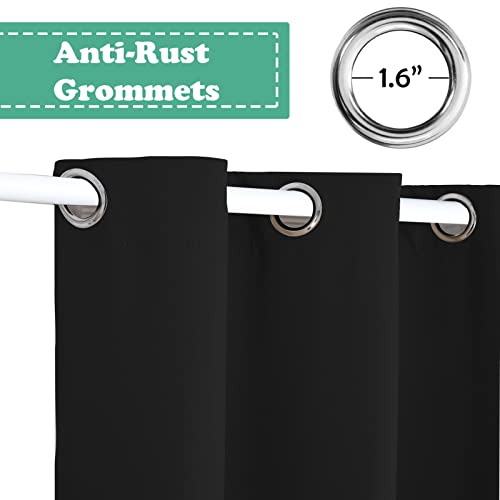 SK Studio Doorway Curtain Blackout Closet Curtains Thermal Insulated Privacy Grommet Door Curtains for Room Divider Hallway - Image 3