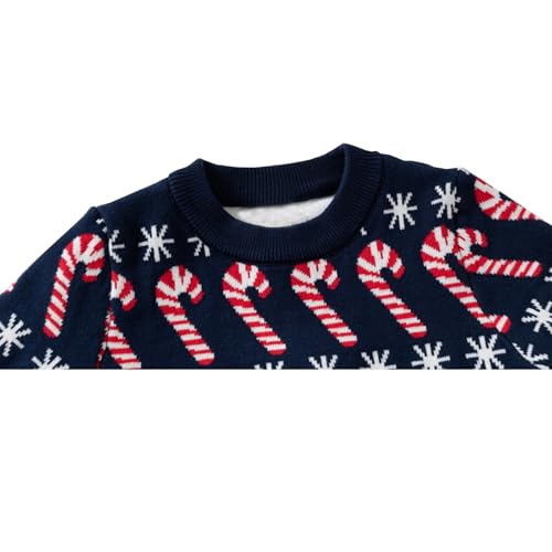 Image of Ugly Christmas Sweater for Girls Funny Xmas Knit Pullover Shirts Kids Child Holiday Jumper Tops Outfit 2-14 Years