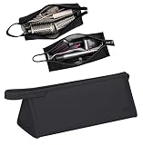 WINZEDGE Travel Case for Dyson Airwrap Styler/Shark Flexstyle Air Styling & Drying System, Waterproof Anti-Scratch Dustproof Protection Organizer Carrying Case (Black)