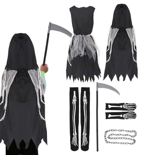 Genérico Disfraces de Halloween para, disfraz de Cosplay espeluznante para, accesorios de disfraz de Cosplay de miedo para niños