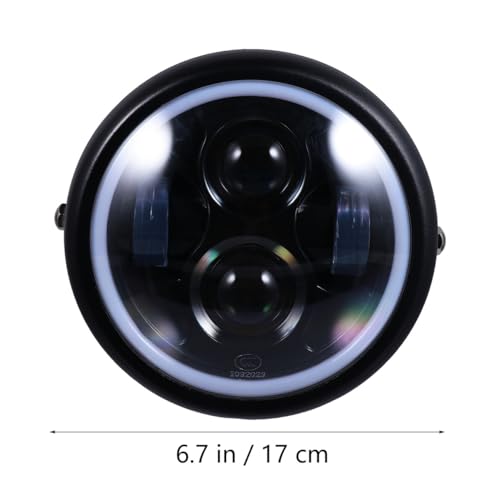 Phare LED rétro pour moto projecteur de conduite robuste éclairage avant