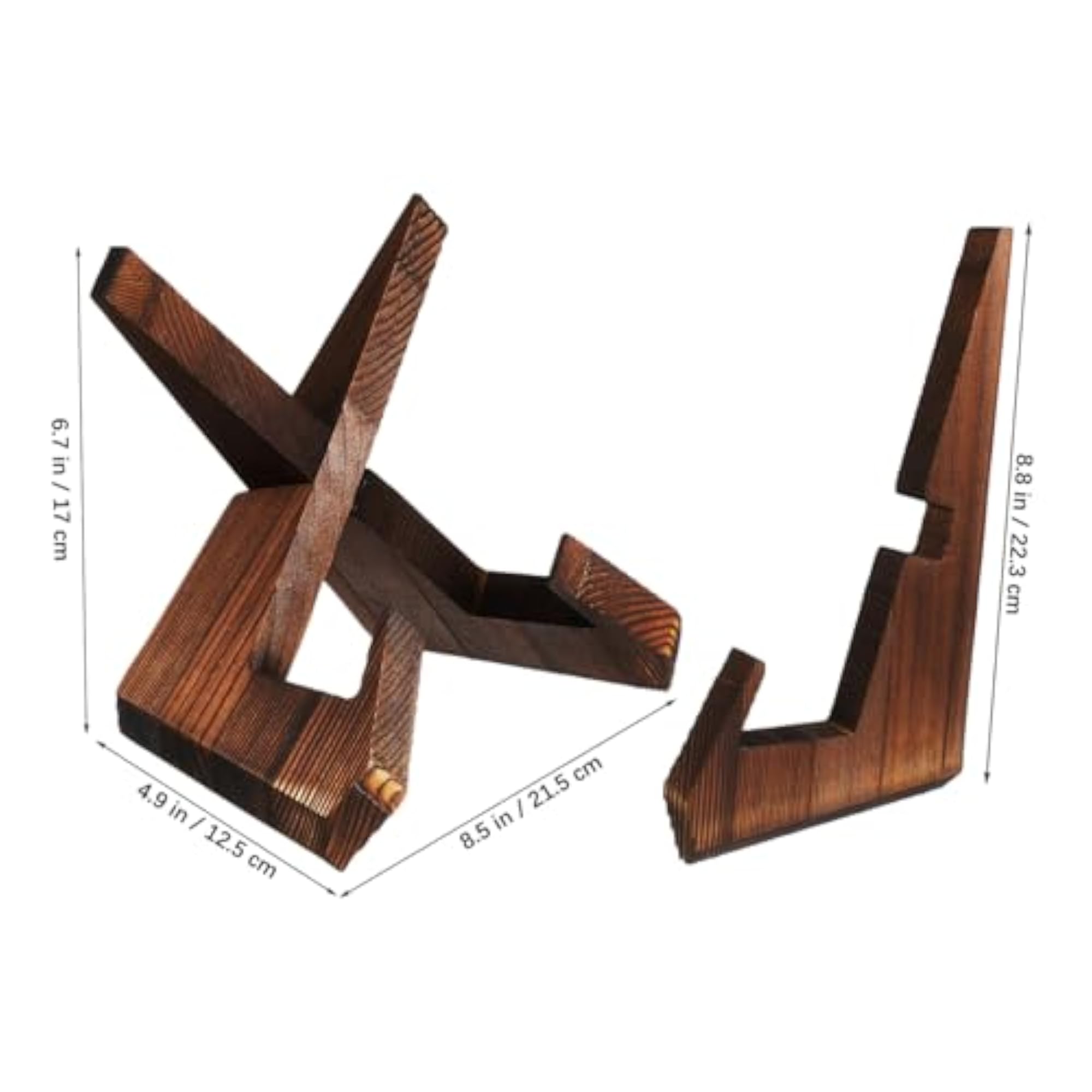 Wooden Recipe Book Holder, Decorative Kitchen Stand