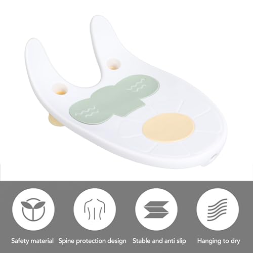 Image of Baby Bath Support, Infant Non Slip Bath Support Tub, Bath Net Baby Bath Tub Lying Support Bracket Bath Sling Mesh for Newborn Boys Girls to Toddler (White)