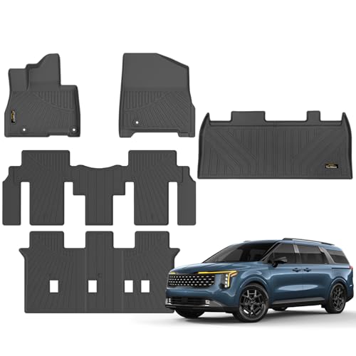 Floor Mats & Cargo Liner Custom for Kia Carnival 2025 ...