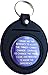 RecoveryChip Universal AA Medallion or Coin Holder Keychain Black Soft Silicone