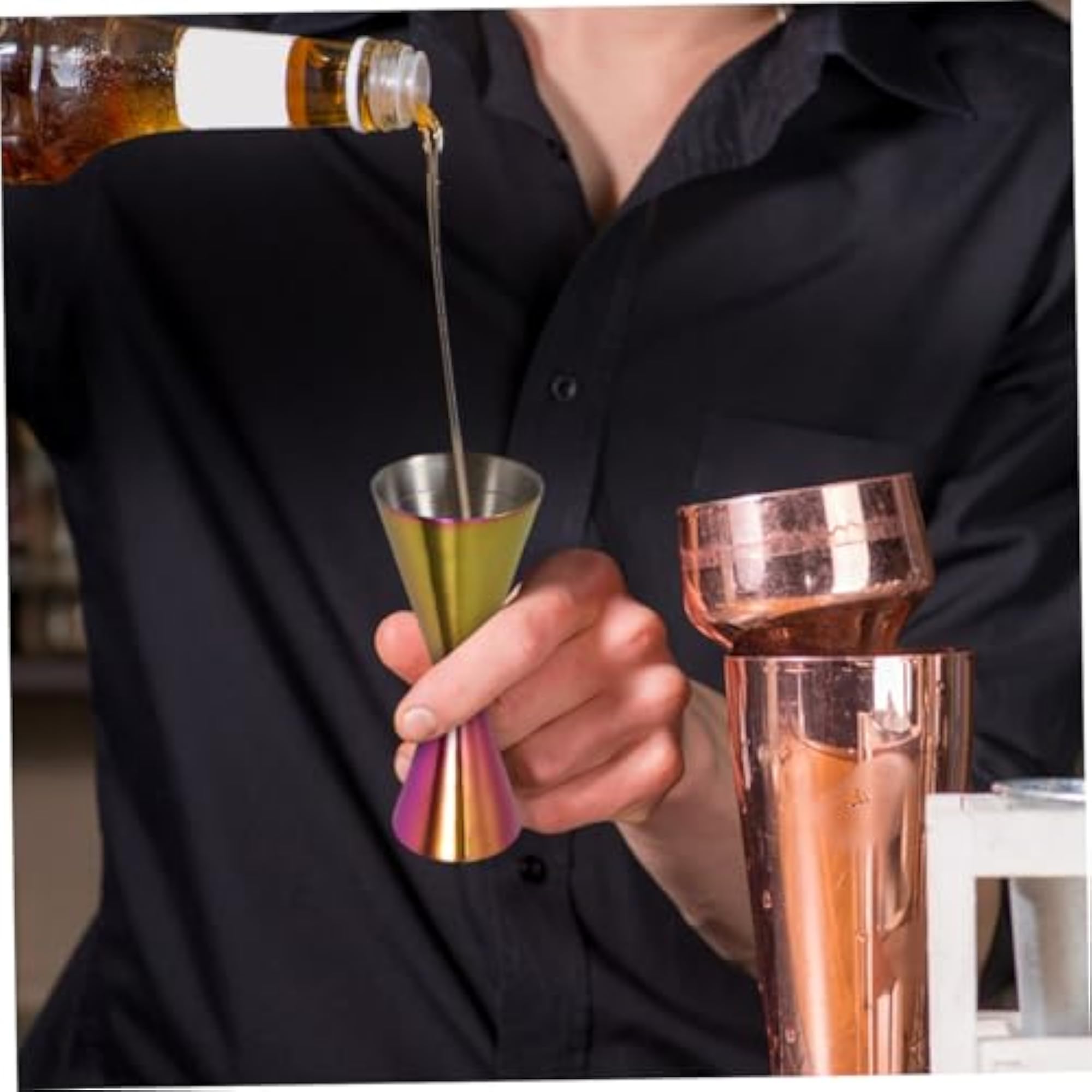 Stainless Steel Double Jigger Cocktail Measuring Tool for Bartending