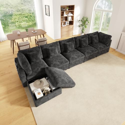 Canapé d'angle XXL convertible 6 places BS3 Sapgaks