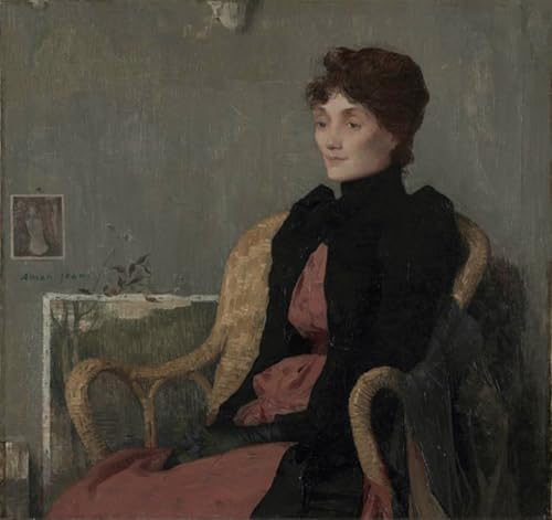 Tableaux pour la décoration de style musée avec le portrait d'Edmond Aman-jean