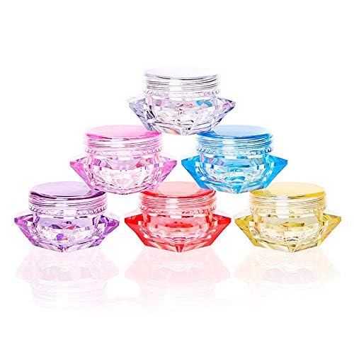 Wopanxye 16 Pack 5g Small Jars, Tiny Cosmetic Containers, 5 Gram Sample Empty Container, 5ml Plastic Travel Size Pot Jar - Image 4