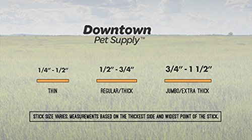 image for Downtown Pet Supply 6 inch Premium Natural Beef Bully Sticks, Jumbo Ex