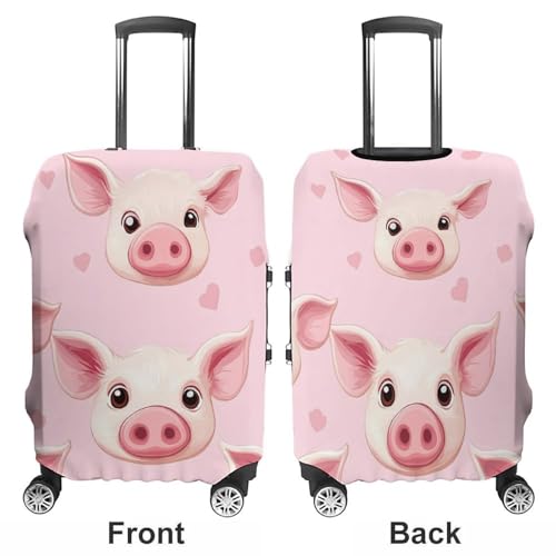 Pigs Print Travel Luggage Cover Suitcase Protector Baggage Covers for Men Women L3