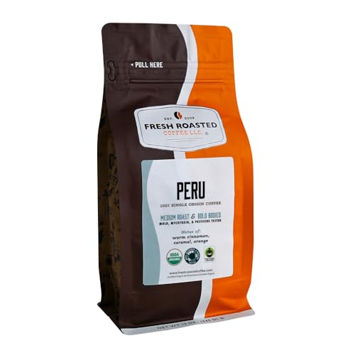 Fresh Roasted Coffee, USDA Organic Peru | 3rd Party Tested