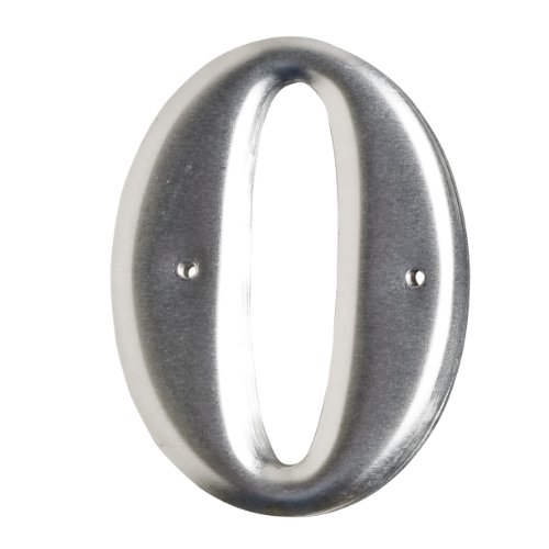 Chiffres et lettres aluminium gaufré Brady 1600-0 argent 7,6 cm