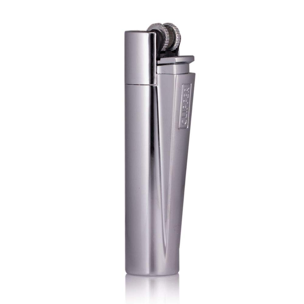 Personalised Engraved Silver Clipper Lighter, in gift tin.