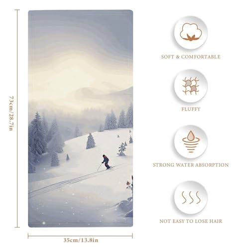 Serviette de bain pour le ski et le spa douceur absolue corps - 3