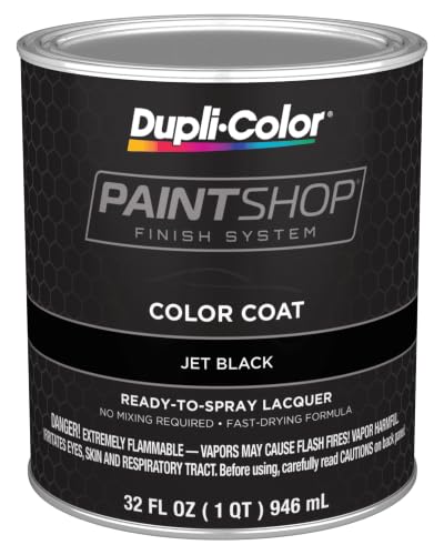 Dupli-Color Paint Shop Finish System, Jet Black, 1 Quart