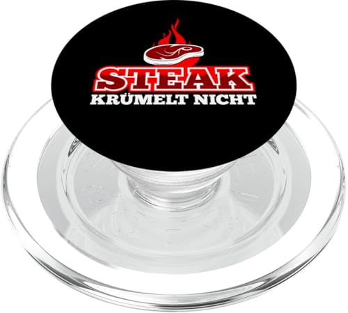 Galletas de carne con texto en alemán "Nicht Lustiger Grill Grillen en BBQ & Grillen PopSockets PopGrip para MagSafe Galletas de carne con texto en alemán "Nicht Lustiger Grill Grillen en BBQ & Grillen PopSockets PopGrip para MagSafe