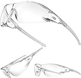HTS HUNTERSKY S239 Protective Clear Grey Small Safety Glasses Ladies Men protecting eyes from wind dust pickleball bike riding cycling running anti pollen - Image 9