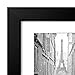 Americanflat 9x12 Picture Frame with Shatter-Resistant Glass - Use as 6x8 Frame with Mat or Display 9x12 Photo Without Mat - Signature Collection - Picture Frames for Tabletop and Wall Display - Black