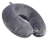 kierain Nackenkissen Flugzeug Reisekissen Memory Foam Nackenkissen Stützkissen luxuriöses kompaktes und leichtes Quick Pack für Camping Schlafrestkissen