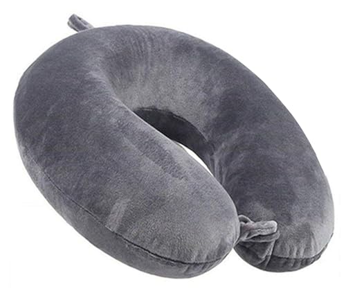 GDEOUP Travel Pillow 100% Pure Memory Foam Neck Pillow Airplane