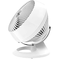 Vornado 660 Large Air Circulator – Whole-Room Vortex Air Flow – White Finish – 4-Speed Electronic Controls – Adjustable Tilt-Head & Low-Noise Design – Ideal for Living Rooms, Bedrooms & Large Spaces