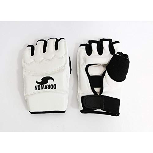 Dorawon Kinder Busan Taekwondo Fingerlose Handschuhe, weiß, S Cover