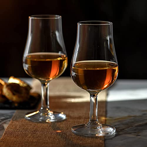 Foto von Krosno Whisky Verkostungs-gläser | Set von 6 | 110 ML | Pure Kollektion | Perfekt für zu Hause, Restaurants und Partys | Spülmaschinenfest | Bleifreies Kristallglas