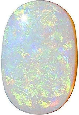 JAGDAMBA GEMS 7.00 ラッティオパールストーン認定天然アストラリアンホワイトオーバルシェイプスーパー品質占星術オパー