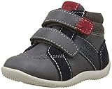  Kickers Baby-Mädchen BAKA Hausschuhe, Grau/Marinegrau/Orange 123, 21 EU