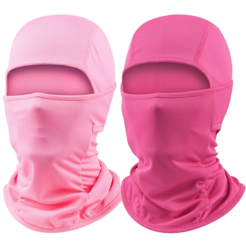 Image of Balaclava Ski Mask for Men 2 Pack Full Face Mask Shiesty Ski Mask Women Motorcycle Summer Face Cover Sun Protection Football
