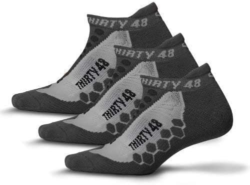 Thirty48 Running Socks for Men and Women Features Coolmax Fabric That Keeps Feet Cool & Dry - 1 Pair or 3 Pairs - Image 2