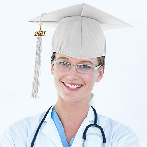 ABOOFAN Unisex Adulto da Graduação Fosco Com 2021 Ano Charme Borla
