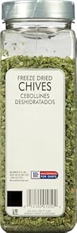 McCormick Culinary Freeze Dried Chives, 1.35 oz - One 1.35 Ounce Container of Dried Chives, Use on Eggs, Potatoes, Fish, Soups, Salads and More