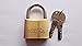 METAL (Bulgaria) Brass Padlock 50mm /X6J Dimple Key Version /With 2 Keys