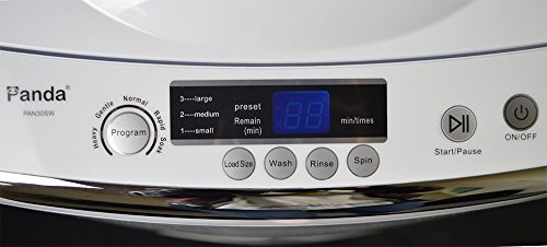 Panda Small Compact Portable Washing Machine Fully Automatic 6.6lbs PAN30SW