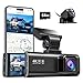 Produktbild REDTIGER F7N 4K Dashcam mit WiFi GPS Vorne 4K/2.5K und Hinten 1080P Dash Kamera, Inklusive 64G Karte, 3.18" Kamera Auto, 170° Weitwinkel Dashcam Auto, Parking Monitor, Unterstützt Maximal 256GB(F7N)
