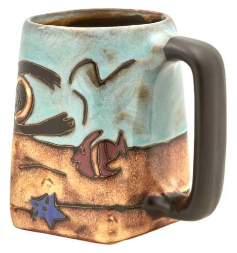 Mug de cerámica negra 12 oz miniatura 3