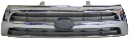CarPartsDepot Replacement Parts 400-44259 Front Grille Grill Assembly Chrome New Compatible With 1999-2000 Toyota 4Runner 5311135460 TO1200228